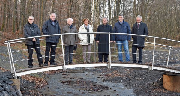 Fußgängerbrücke an der Bergehalde in Göttelborn eröffnet