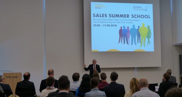 gwSaar und htw saar veranstalten Sales Summer School