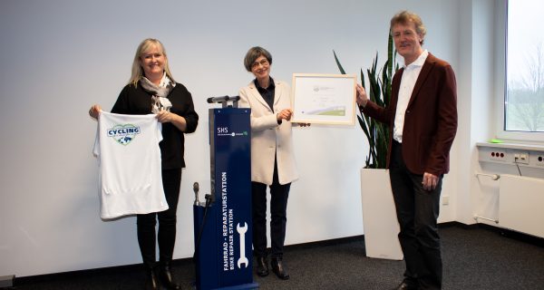 Strukturholding Saar one of the first Saarland companies to be certified as a ‘bicycle-friendly employer’ by ADFC